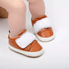 CN Fur Strap Tan Brown Soft Bottom Botties 10316