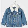 NPO Kids Fur Neck Denim Jacket 10398
