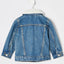 NPO Kids Fur Neck Denim Jacket 10398