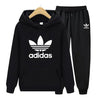 HMR ADDS Print Kangaroo Pocket Black Fleece Tracksuit 10470