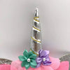Silver Unicorn Hair Catch 9035