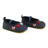 Multi Hearts Denim Blue Pumps 10511