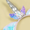 Silver Unicorn Hair Catch & Hair 9027
