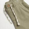 MNG Kinned Cord Olive Green Terry Shorts 8829
