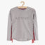 LS Active Reflector BE STRONG Grey Full Sleeves T-Shirt 8363