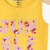 51015 JUNGLE Yellow Sleeveless Top 8384