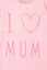 51015 I LOVE MUM Full Sleeves Pink T-Shirt 8378