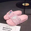 Shimmering Stones Unicorn Pink Slippers 2392