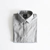 NXT Chambray Pure Cotton Slim Fit Silver Casual Shirt
