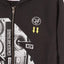 L&S Old Music Black Zipper Hoodie