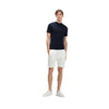 ZR Men White Basic Plush Bermuda Shorts