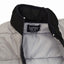 BHM Sleeveless Grey Puffer Jacket with Black Neck 2642