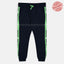KK Side Green Stripe Navy Blue Fleece Trouser 7967