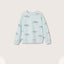 MNG White Tiger Print Soft Mint Sweatshirt 9878