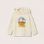 MNG Think Beyond Hooded Cream Hoodie 9889