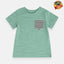 DP Stripe Pocket Green Tshirt 1668