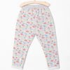 51015 Plantes Print Grey Fleece Trouser 3673