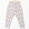 51015 Plantes Print Grey Fleece Trouser 3673