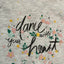 ZR Dance With Your Heart Print Floral Grey T-Shirt 4951