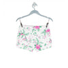 OM Floral White Shorts