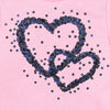 K&K Sequence Heart Pink Top