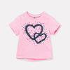 K&K Sequence Heart Pink Top