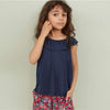 H&M Ruffle Navy Blue Top 11761