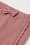H Frill & Bow Style Mulberry Legging 7739