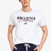 Hollister California Embroidered White T-Shirt 9407