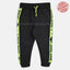 KK Side Green Stripe Dark Grey Fleece Trouser 7968