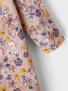 NI Floral Dark Tea Pink Romper 9865