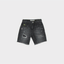OM Black Ripped Denim Shorts