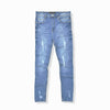 GES Light Blue Skinny Ribbed Denim 6106