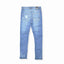 GES Light Blue Skinny Ribbed Denim 6106