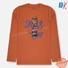 TX Skate Aplic Rust Full Sleeves T Shirt 10366