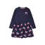 LUP Butterfly Navy Blue Frock