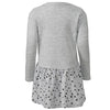 LUP Heart Love Grey Doted Frock 502