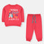 B.X Warm And Cozy In Jammies Penguin Print Shocking Pink Track Suit 8477