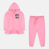 B.X Aplic Unicorn Squad Bottom Flare 2 Pcs Track Suit 8017