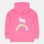 B.X Unicorn Are Real Pink Zipper Hoodie 8231