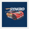 B.X Hot Wheels Synkro Car Print Teal Blue Sweatshirt 8512