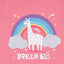 B.X Rainbow Dream Big Rose Pink Sweatshirt 8707