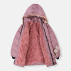 JP Bunny Zip Inside Furr Tea Pink Puffer Jacket 7990