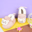 CN Cat Aplic Fluffy Warm Pink Booties 10169