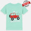 B.X Wild Adventure Jeep Sea Green Tshirt 4980