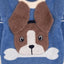 KX Doggy Pocket Fluffy Blue Sweater 8006