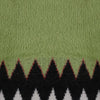 BB Fluffy Zigzag Avocado Green Sweater 8008