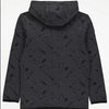 GRG Change The Rules Sprayed Grey Fleece Hoodie 10558