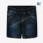 B.X Contrast Cord Dark Blue Denim Shorts 9237