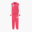 TR Front Badge Pink With White Zipper Hoodie Tracksuit 10267